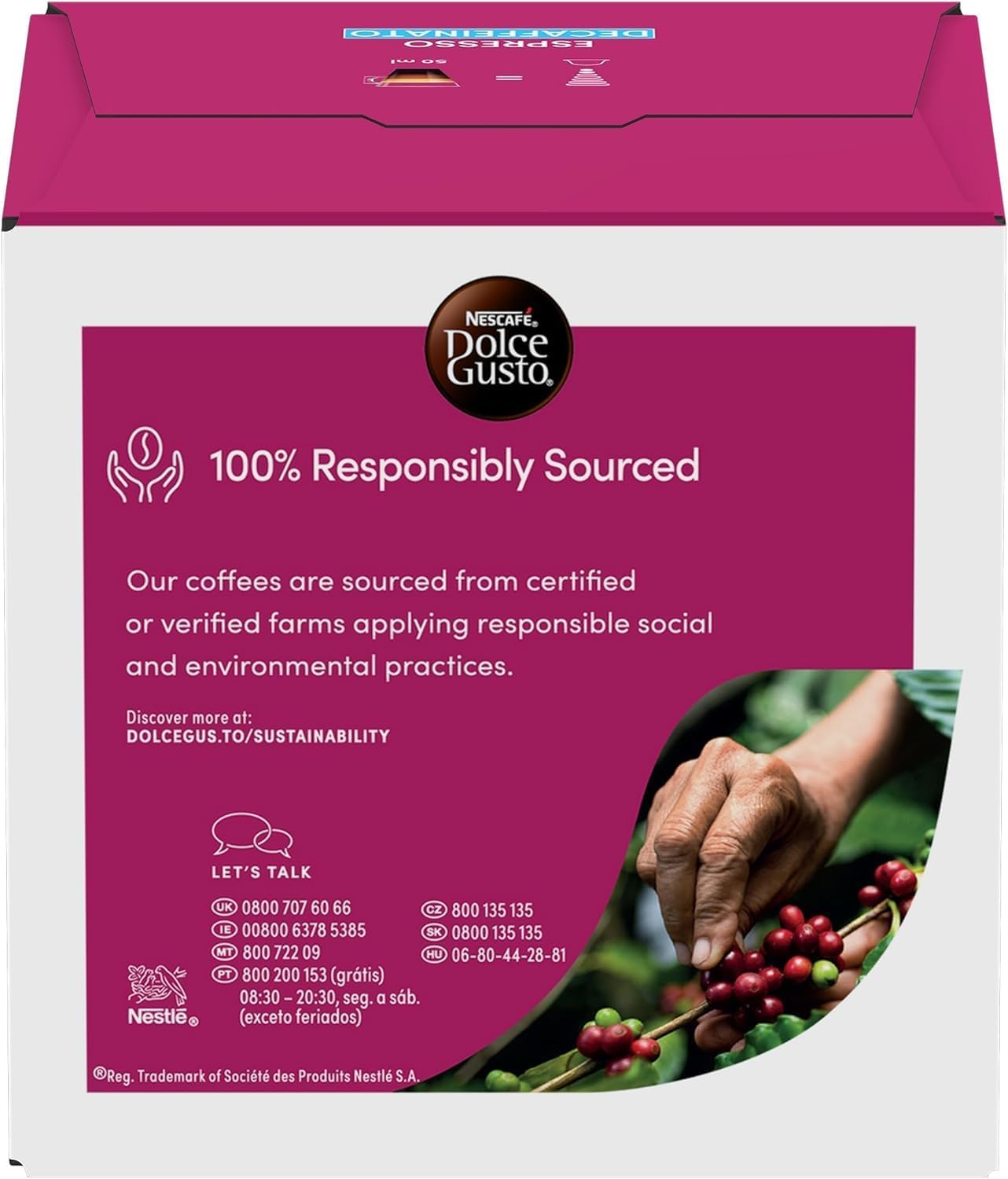 NESCAFÉ DOLCE GUSTO De'longhi Genio S, Macchina per Caffè Espresso e Altre bevande in capsula, Automatica, Antracite + Espresso Decaffeinato Caffé 96 capsule