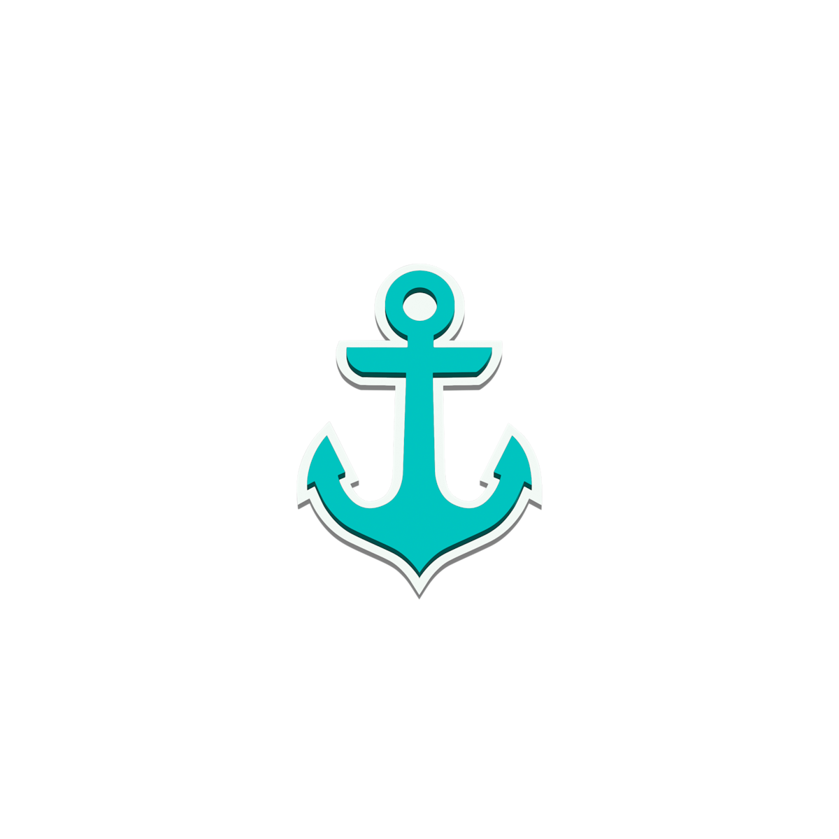 Bogg Bit – Turquoise Anchor