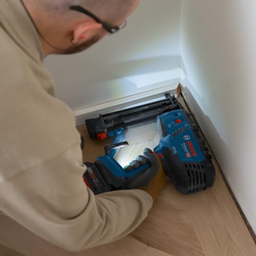 Bosch Professional 18V System Chiod. legno GNH 18V 50 M (modalità azion. sing./ripetizione, idonea per chiodi: 16 54 mm, 18 ga (1,2 mm) e angolo di inclinazione di 0°, senza batterie e caricabatteria) : Amazon.it: Fai da te