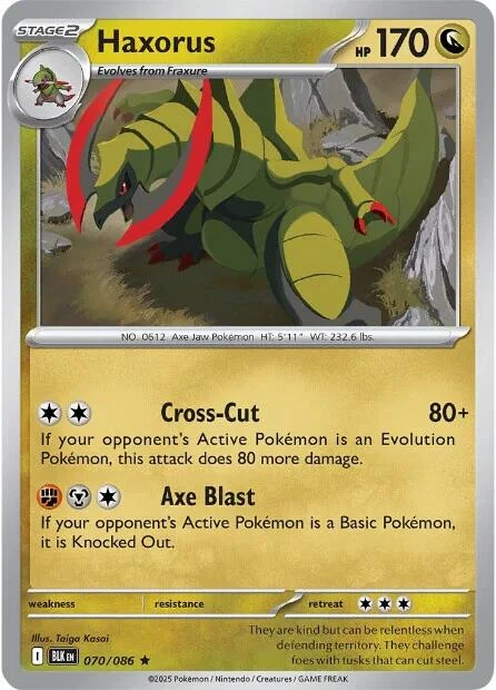 Haxorus (070/086) (BLK)