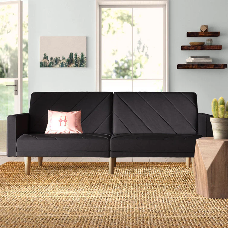 78.5'' Upholstered Split Back Convertible Sofa