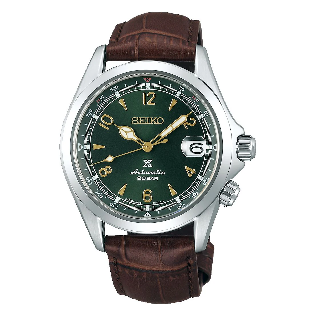 Orologio Seiko Prospex SPB121J1 Alpinist quadrante verde