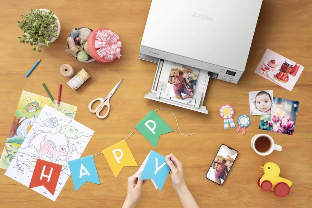 Canon PIXMA TS6350a printer, kleureninkjet multifunctioneel apparaat DIN A4 (fotoprinter, scanner, kopieerapparaat, OLED, 4.800x1.200 dpi, USB, WLAN, 5 afzonderlijke inkten, dubbelzijdig afdrukken, 2 papierladen), zwart