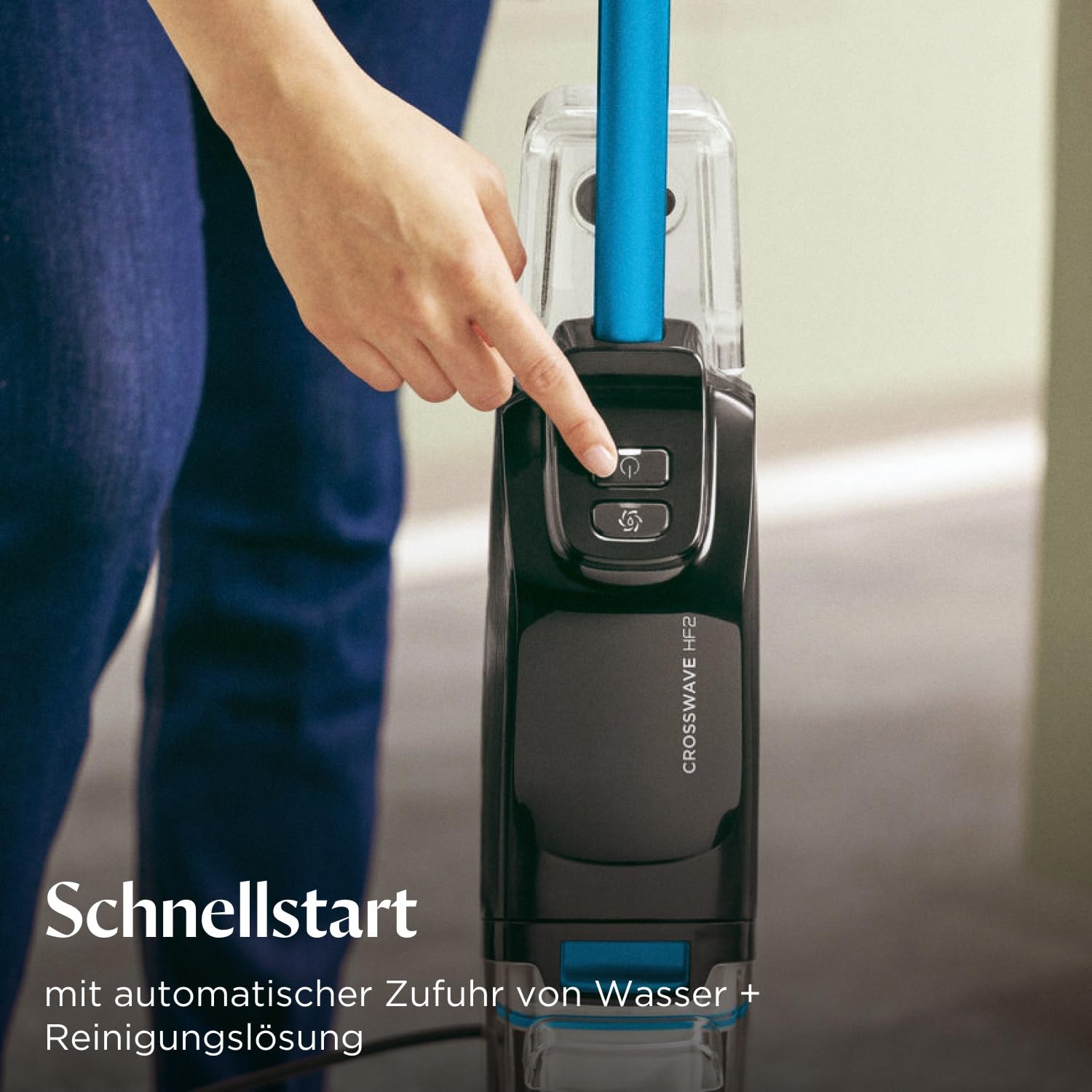 Nass- und Trockensauger CrossWave HF2 mit Kabel für Hartböden, Zwei-Tank-Technologie und Selbstreinigung inkl. Bürstenrolle und Reinigungsstation