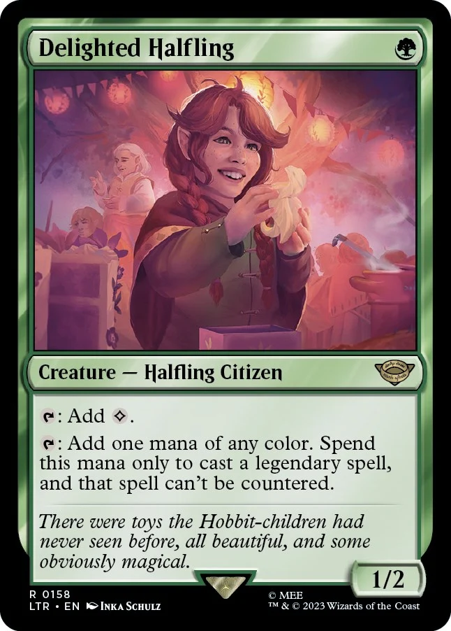 Delighted Halfling (158) (LTR)