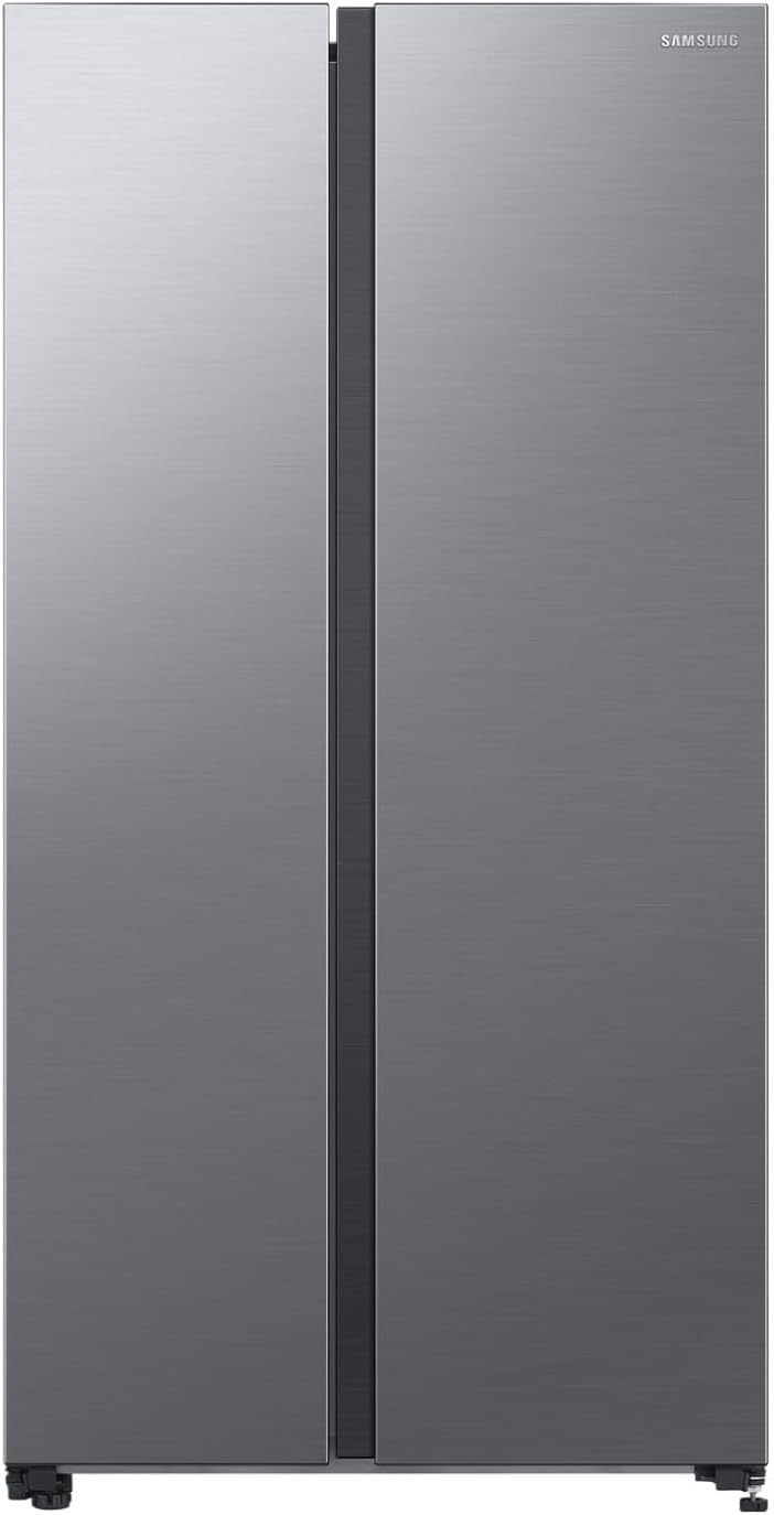 Samsung Frigorifero Side by Side Samsung Air Space AI RS62DG5003S9/EF, Wifi, All Around Cooling, SpaceMax, Ice Maker, 655 L, LxAxP: 91,2 x 178 x 71,6 cm, Metal Inox