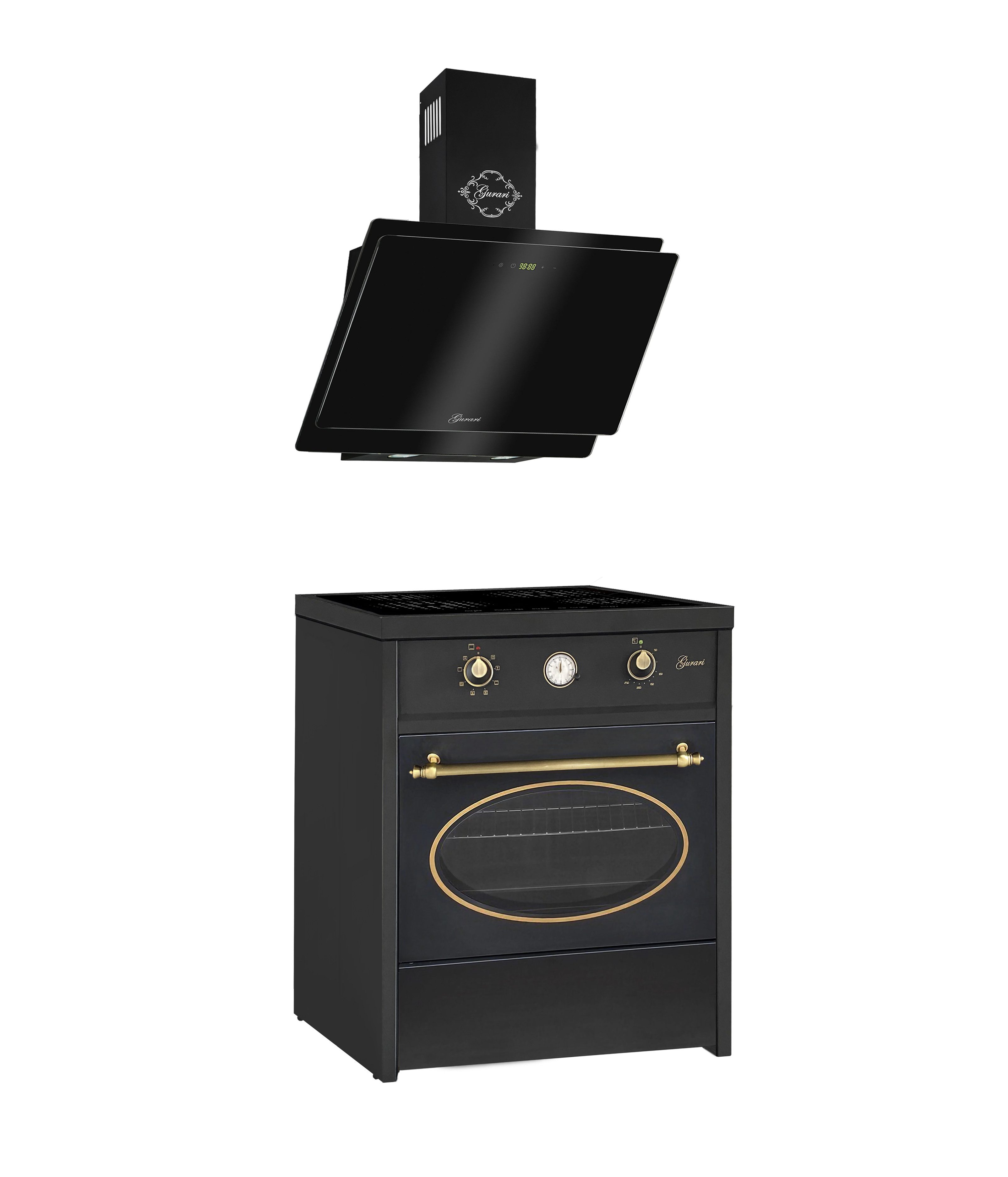 Induktions-Standherd GCH E 612 BL r+GCH S 411 60 BL PRIME//