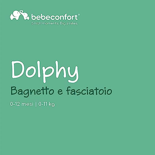 Bebeconfort Dolphy Fasciatoio con Vaschetta Bagnetto Neonato 2 in 1, 0 12 Mesi (max 11kg), Fasciatoio con Ruote, Cassettiera, Materassino Imbottito Cambio Pannolini, Pratico Tubo di Scarico, Grey Mist : Amazon.it: Prima infanzia