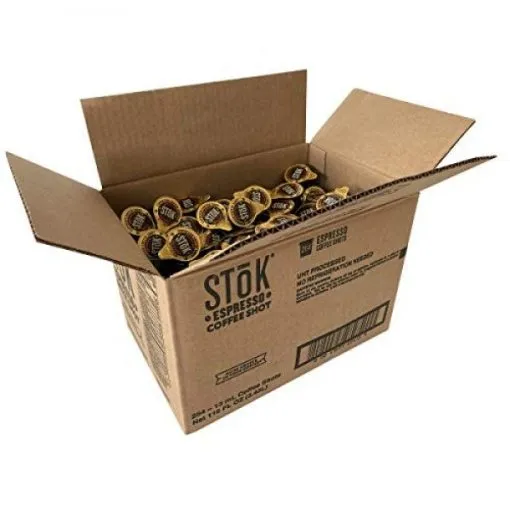 SToK Cold Brew Espresso Coffee Shots, Unsweetened, 264 Pack
