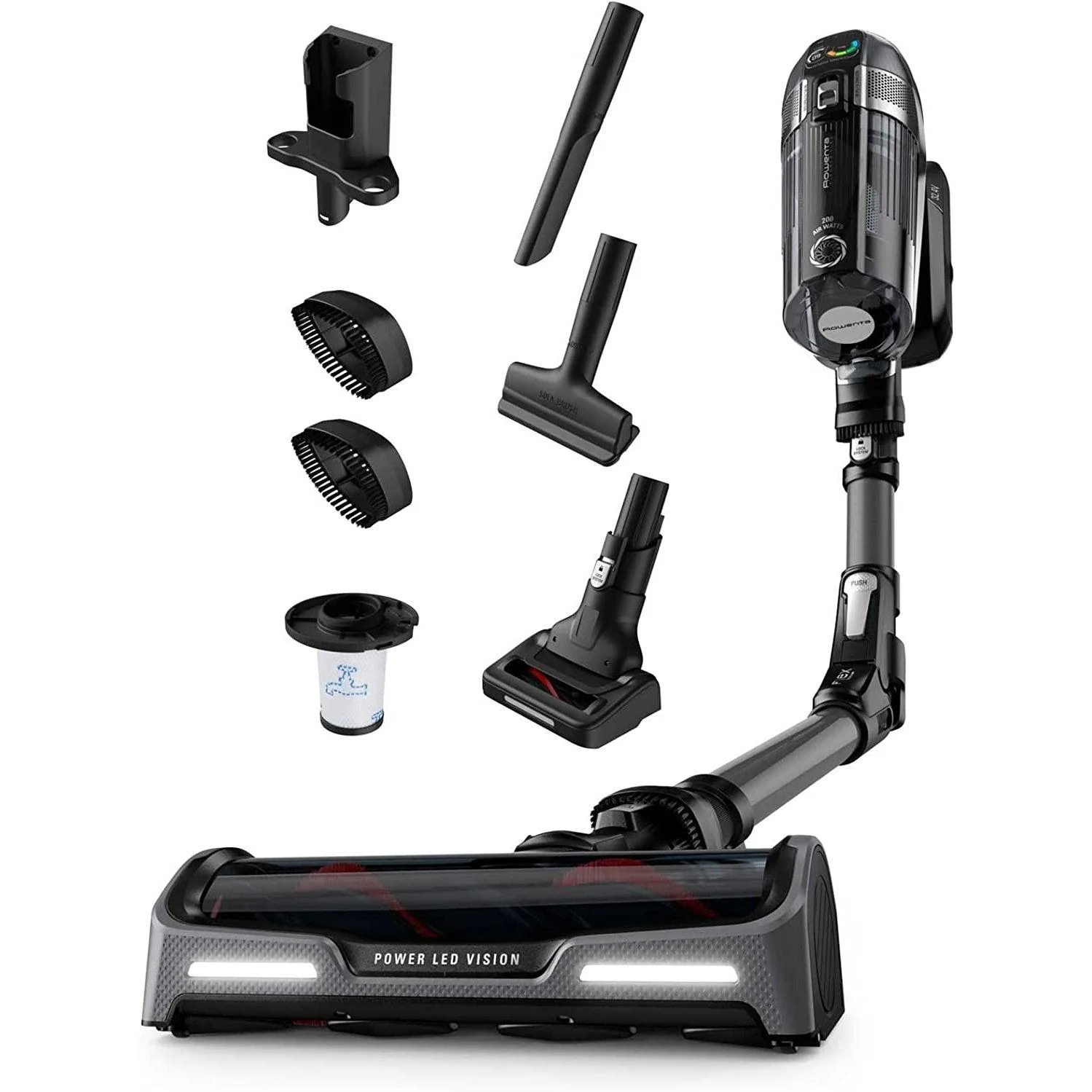 Rowenta scopa elettrica X-Force FLEX 14.60 RH9959 Nero, Grigio (ricondizionato B )
