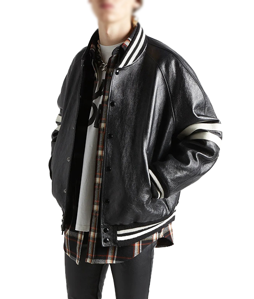 Men’s AW21 Homme Striped Bomber Jacket