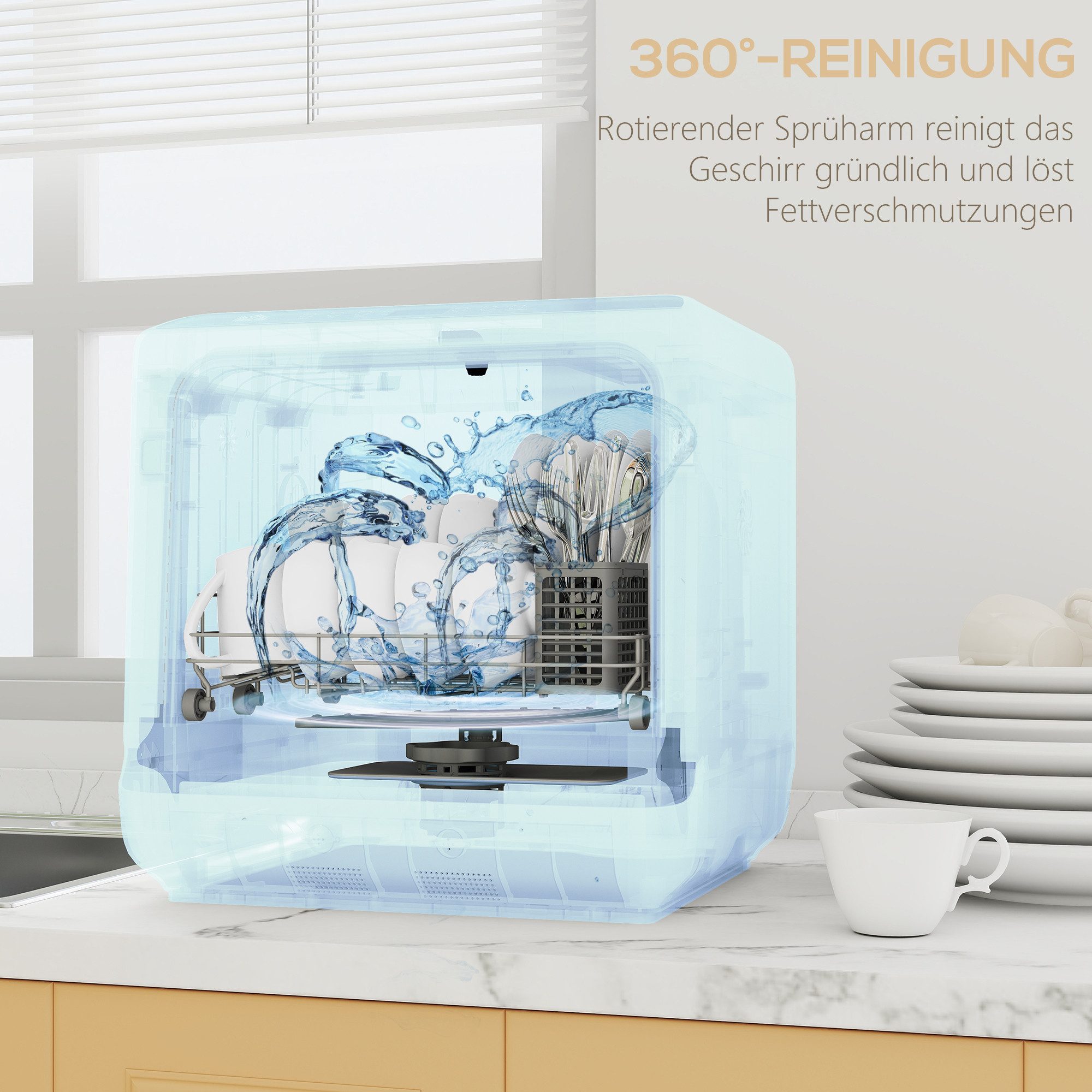 Tischgeschirrspüler 800-269V90WT