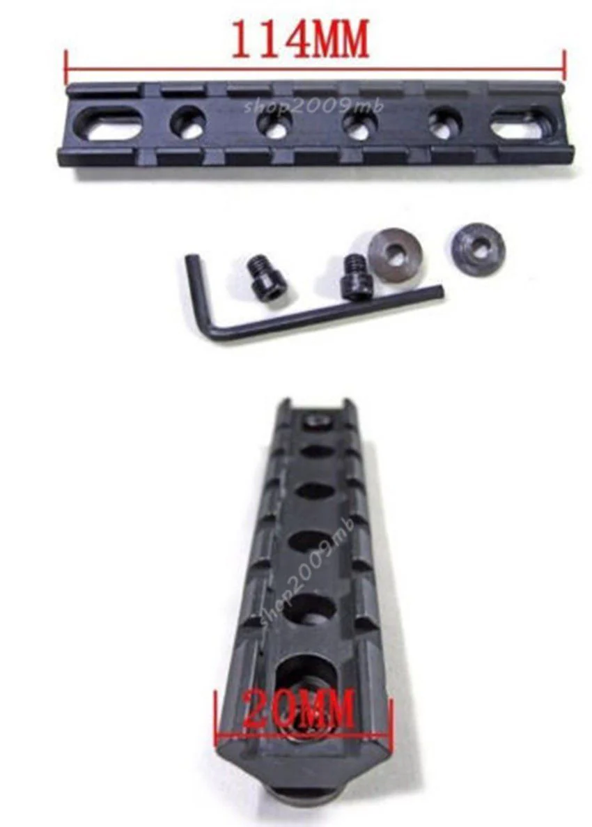 Plane Bottom Picatinny RIS 20mm standard weaver rail mount base A-406