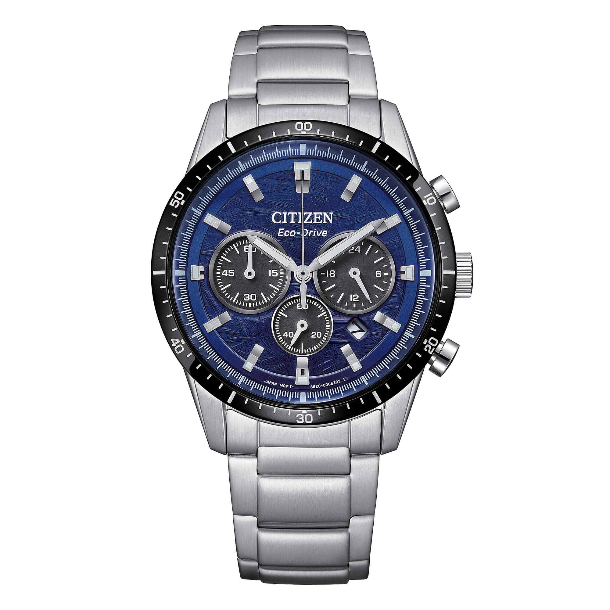 Orologio Citizen Crono39 in acciaio quadrante blu CA4624-56L
