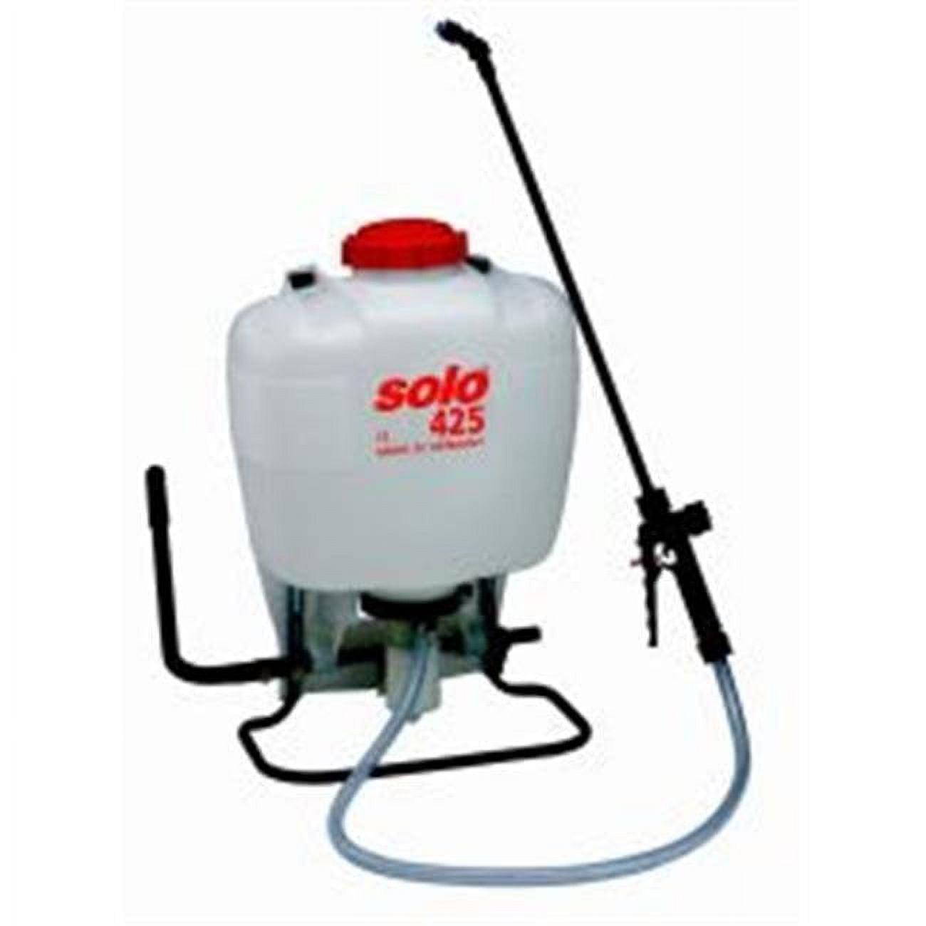 Solo 425 Backpack Sprayer with Piston Pump, 4 Gallon, Adjustable Pressure, UV Resistant
