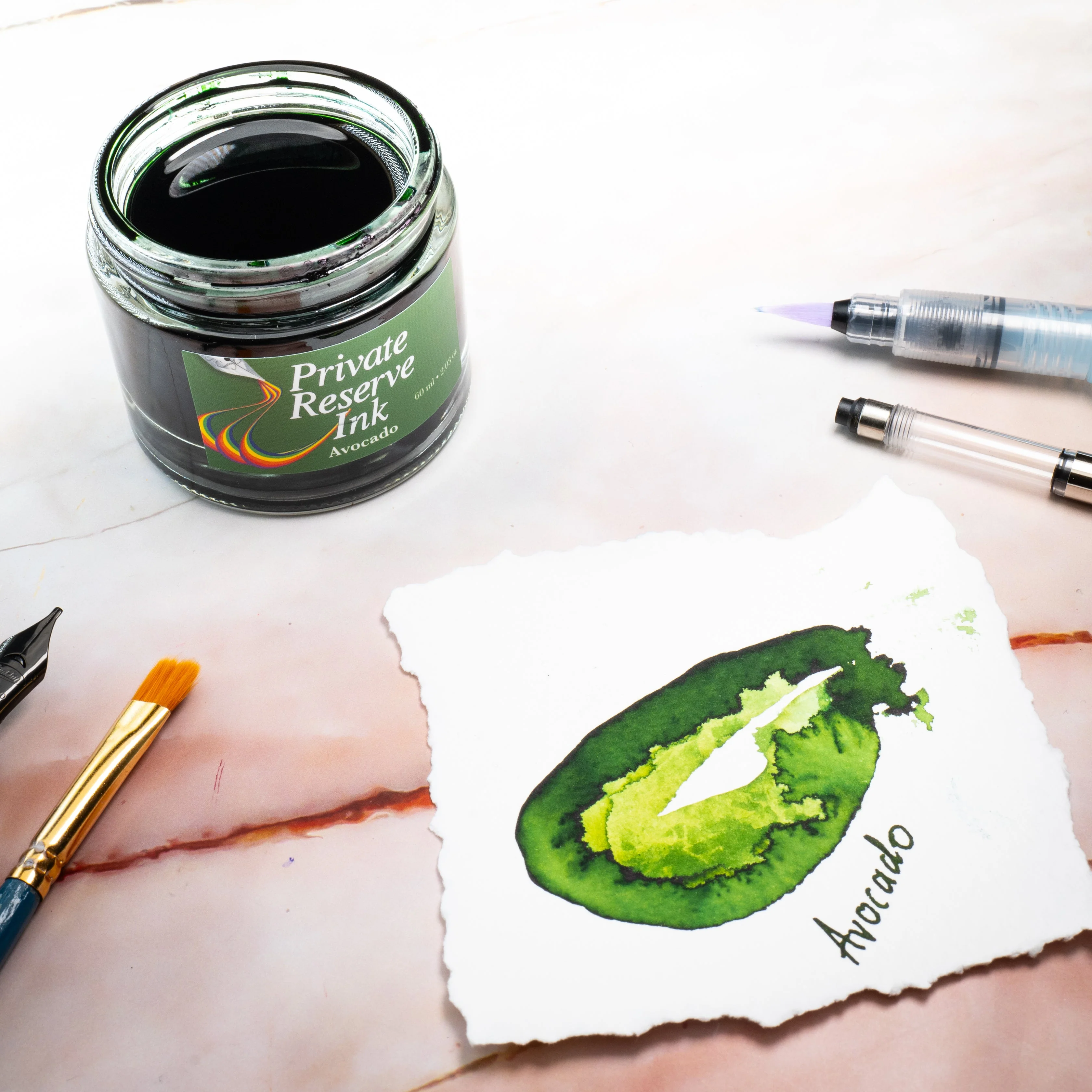 PRIVATE RESERVE INK, 60ML INK BOTTLE;AVOCADO