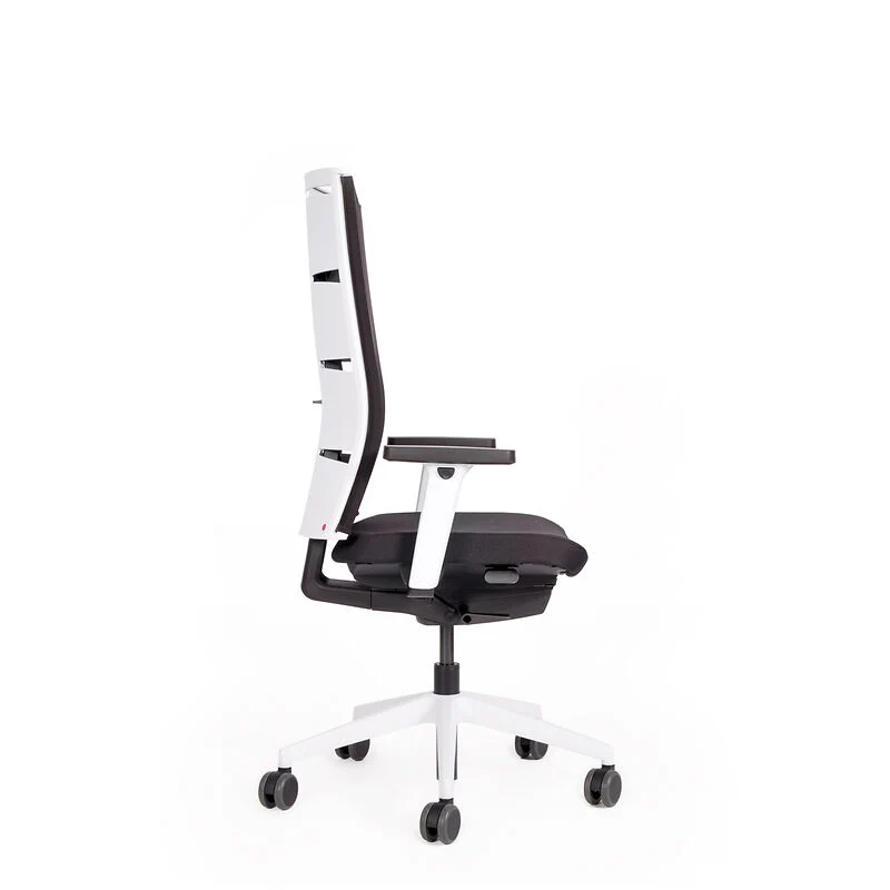 Sedia da ufficio ergonomica con schienale in rete lento Agilis Matrix MT12 EDIZIONE SPECIALE Pure Black