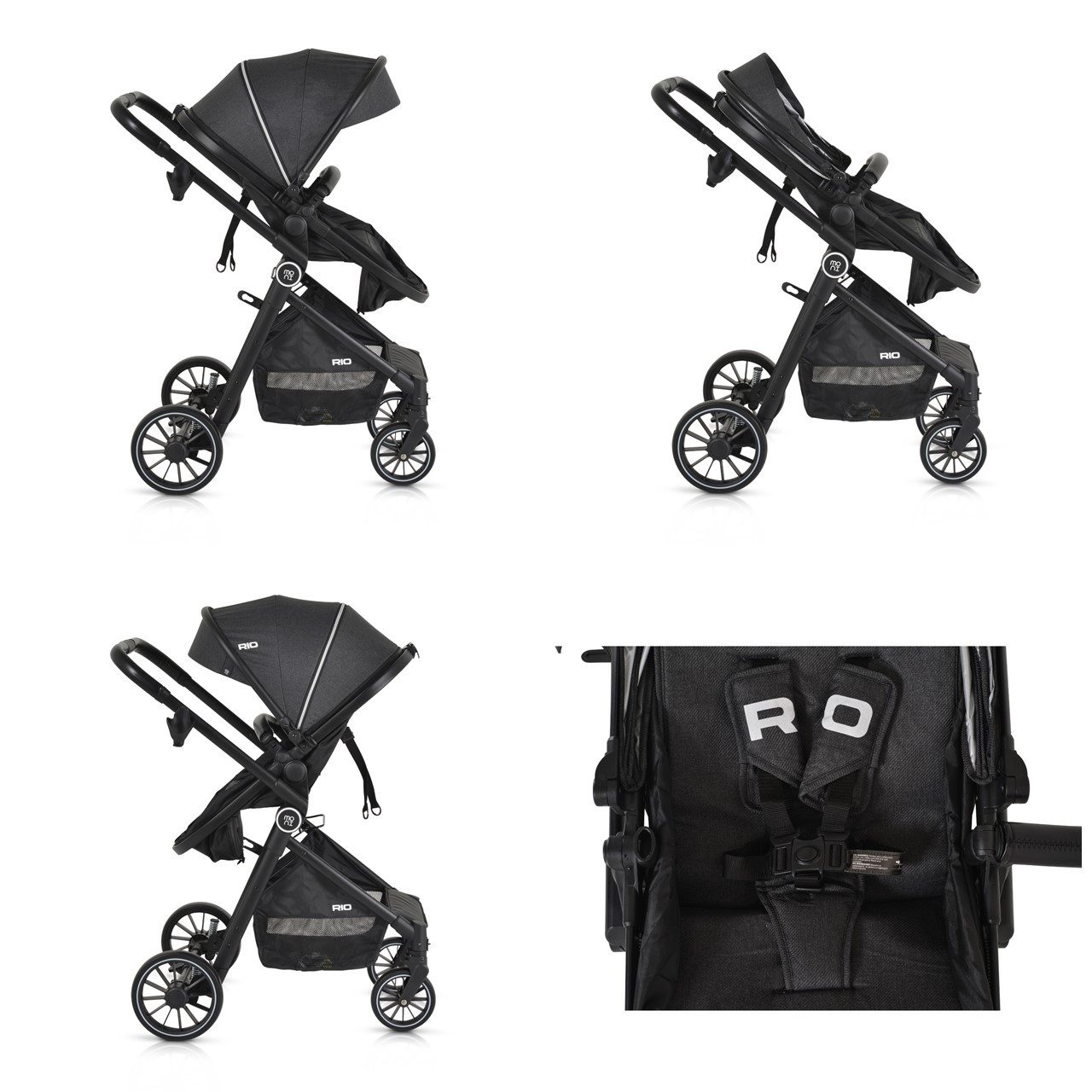 Kombi-Kinderwagen Kinderwagen 2 in 1 Rio 22 kg
