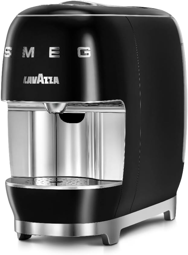 Lavazza 18000448 Macchina da caffè a capsule, A Modo Mio Smeg, Nero
