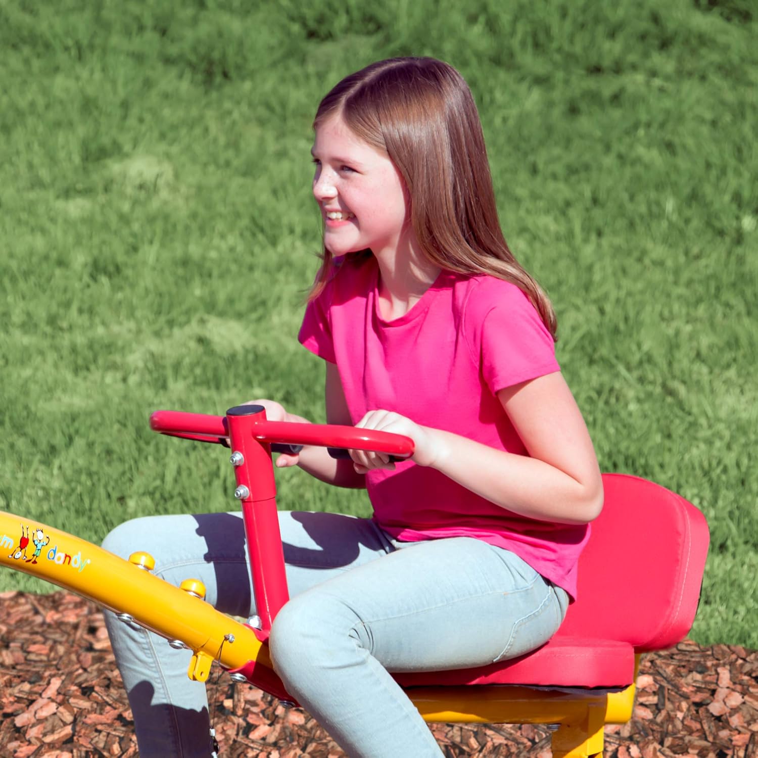 360 Spinning Seesaw & Swing Set for Kids, Indoor/Outdoor