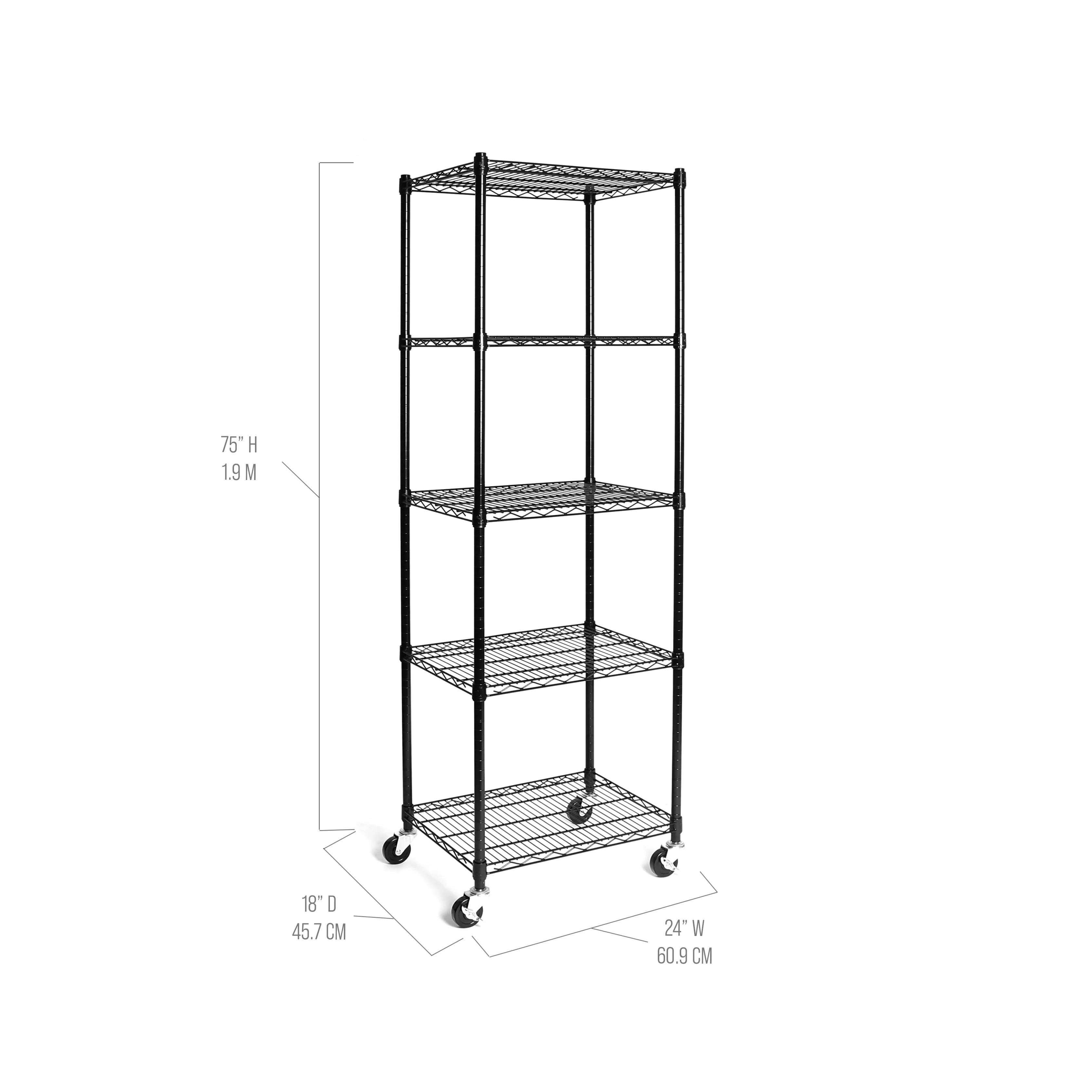 2025 Scaffale in acciaio NSF UltraDurable® a 5 piani