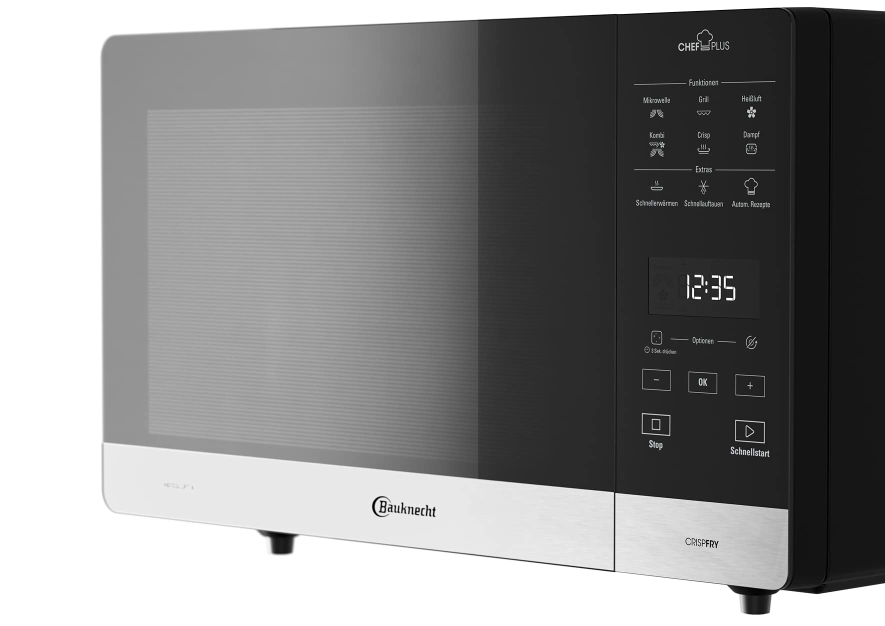Mikrowelle MW 59 MB mit 25 l Garraum, 800 Watt und 900 Watt Quarz-Grill, freistehend in Schwarz