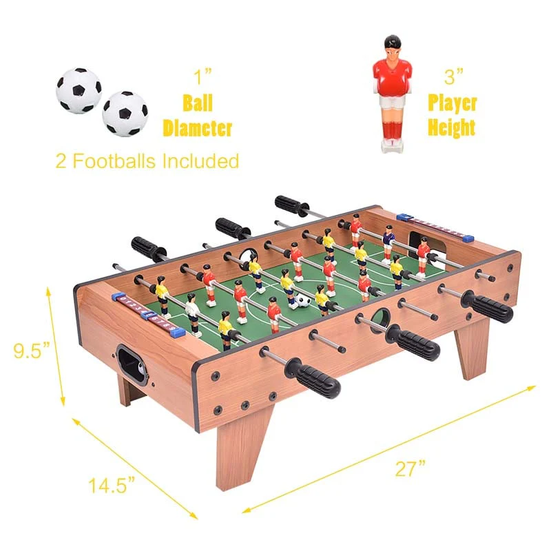 Eletriclife 27 Inch Indoor Competition Game Foosball Table with Legs