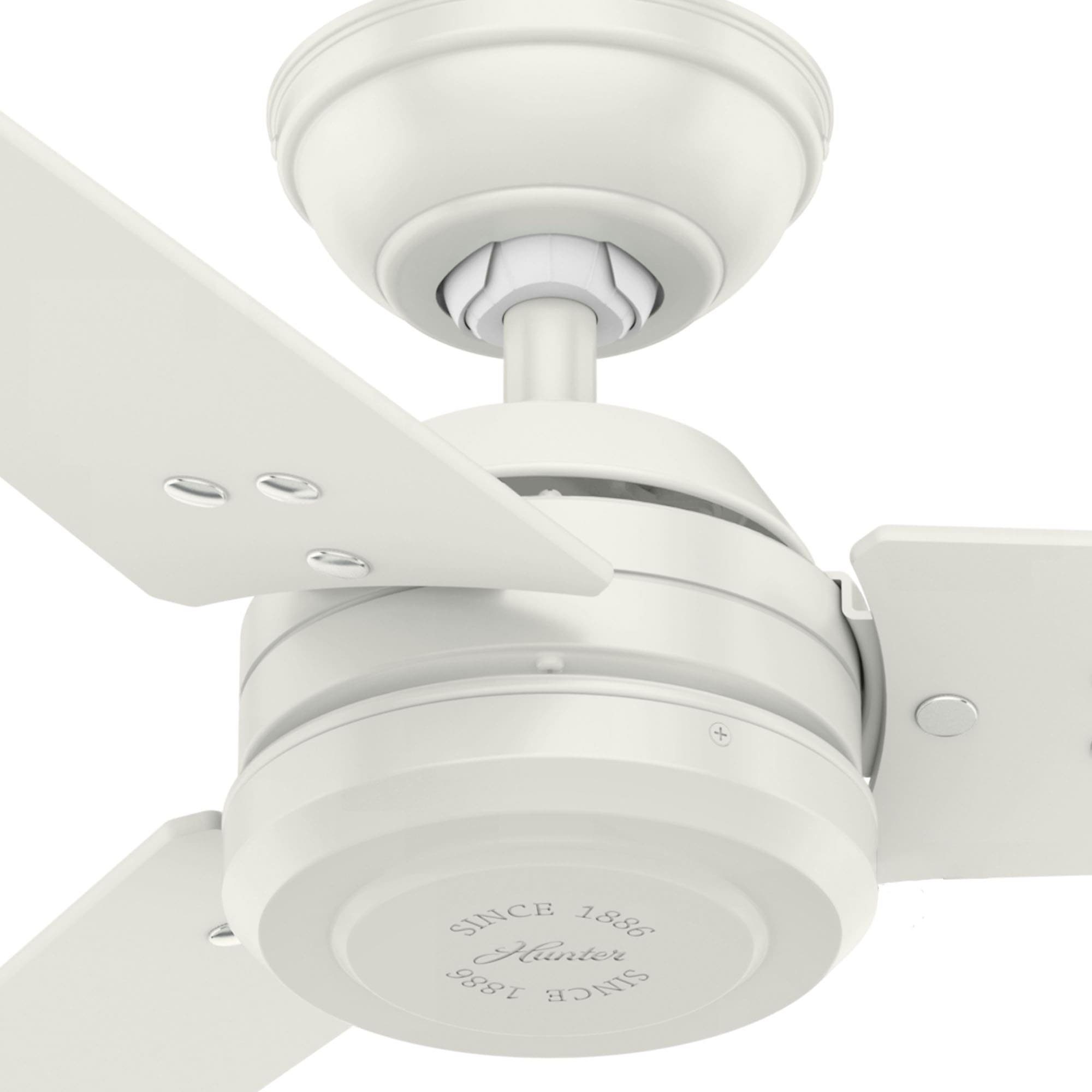 Deckenventilator Deckenventilator Protos Weiß 132 cm mit Wandschalter