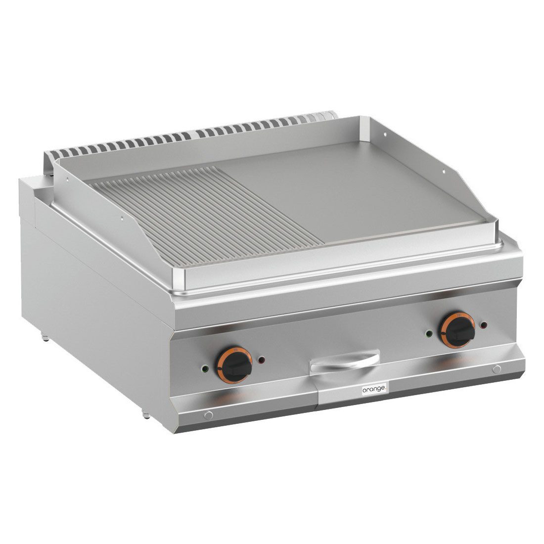 Elektrogrill 1/2 glatt + 1/2 gerillt, 8 kW