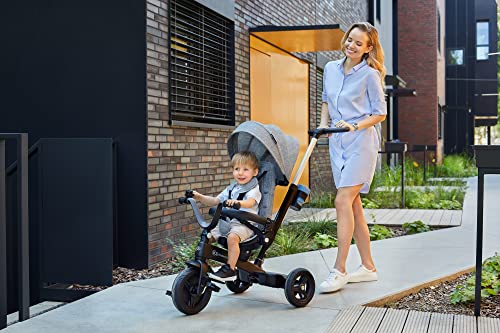 Kinderkraft Triciclo Evolutivo TWIPPER, con Maniglione, Sella Girevole 360 Gradi, Accessori, Campanello, Portabicchiere, da 9 Mesi fino a 5 Anni, Rosa : Amazon.it: Giochi e giocattoli