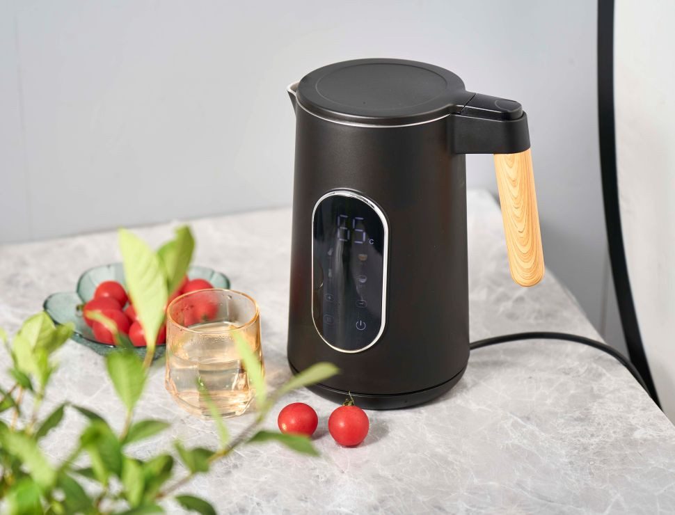 Wasserkocher Wasserkocher 2200 Watt mit Warmhaltefunktion 40–100°C schwarz