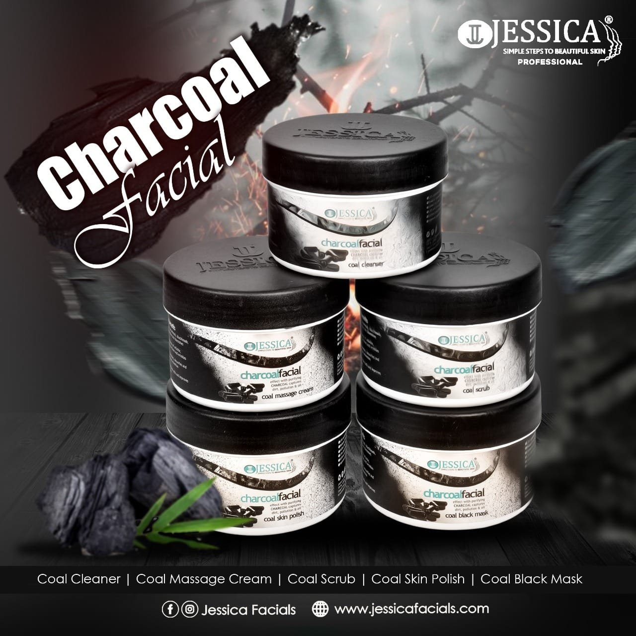Jessica Charcoal Facial Series �?Detoxify and Revitalize Your Skin