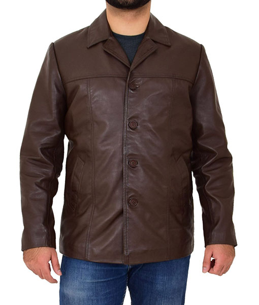 Sebastian Brown Leather Jacket