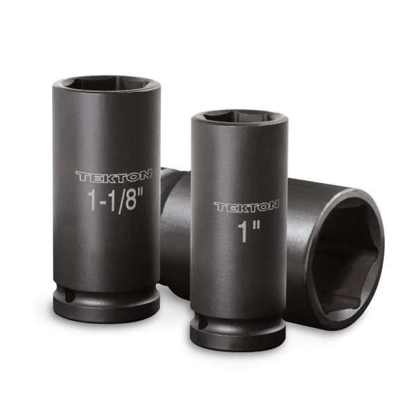 4890 3/4 in. Drive 13/16   1-1/2 in. 6-Point Deep Impact Socket Set