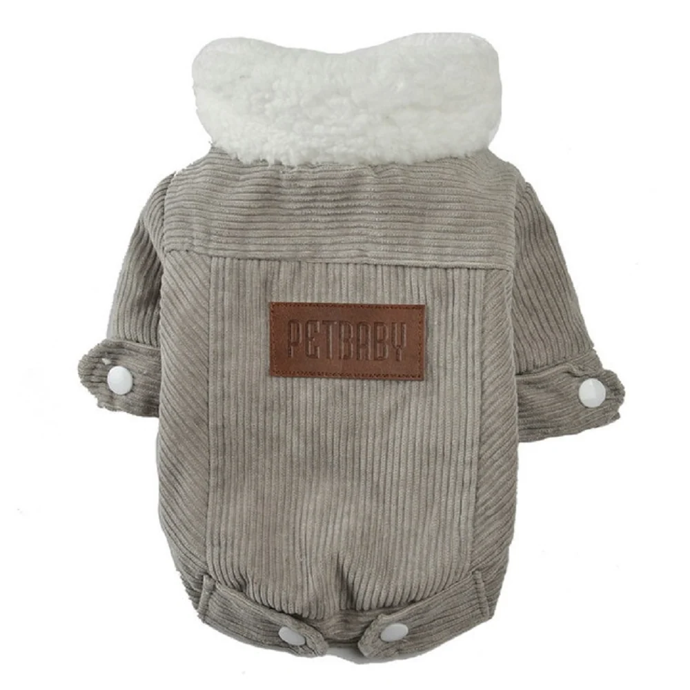 Warm Dog Coat Jacket for Small & Medium Dogs Soft Fleece Winter Clothes