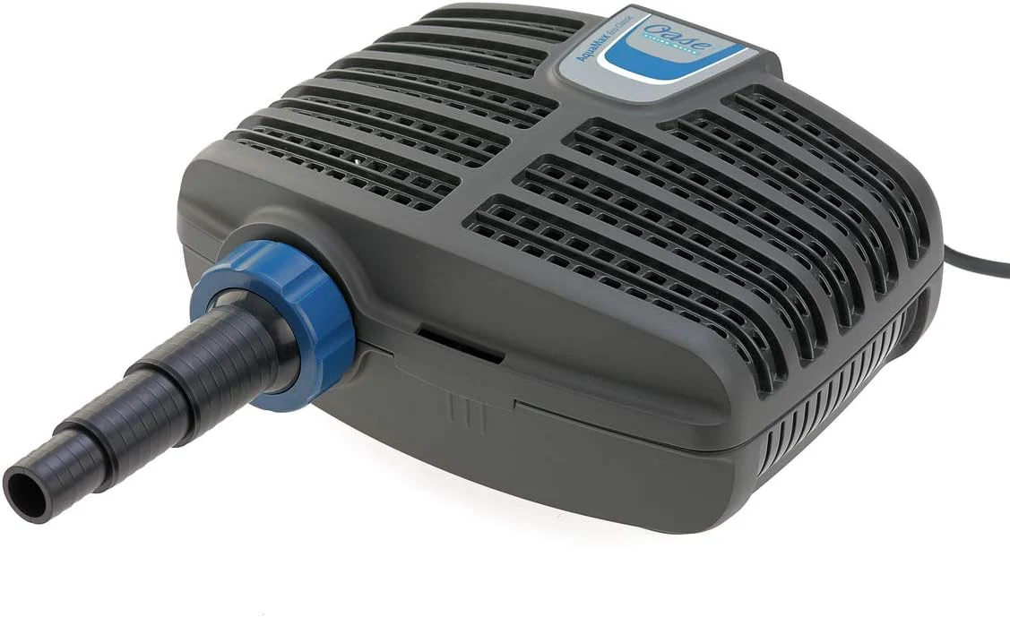OASE 51096 Filter und Bachlaufpumpe AquaMax Eco Classic 5500, 5300 l/h Förderleistung, energiesparende Bachlaufpumpe, Teichpumpe, Filter, Pumpe, Bachlauf, Dunkelgrau