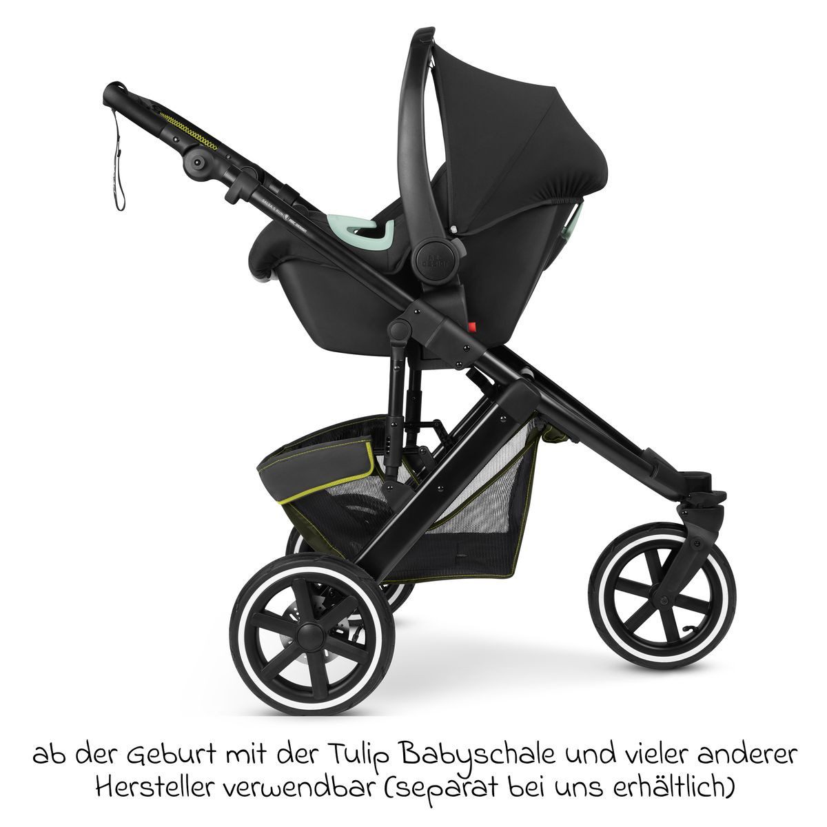 Kombi-Kinderwagen Salsa 5 Run - Pure - Avocado