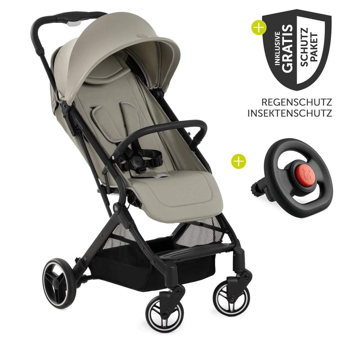 Kinder-Buggy Travel N Care Plus - Velvet Olive