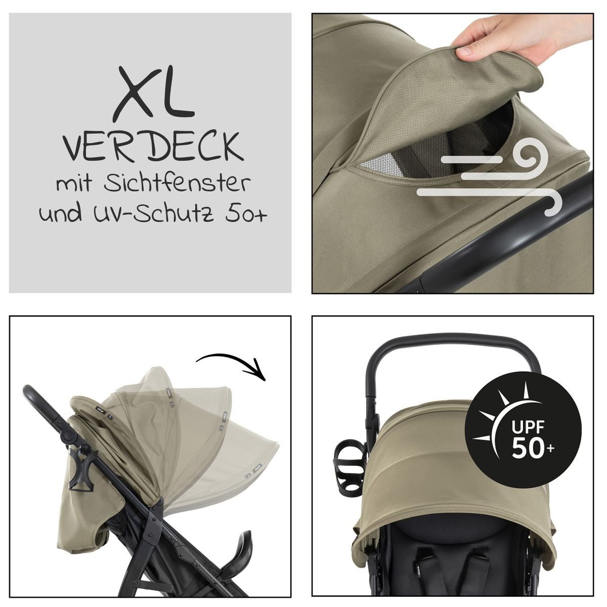 Kinder-Buggy Buggy Rapid 4D AIR - Olive