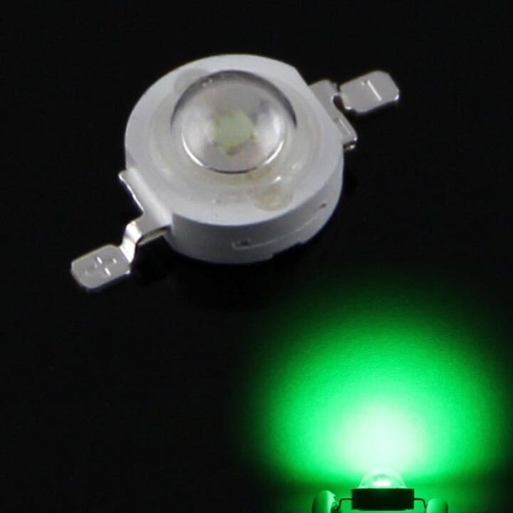 1000 Stück LED 0,5 W 1 W 3 W 3 V 35 mli 45 mli Hochleistungs-Lampenperlen Warmweiß Blau Rot Grün Gelb Rosa RGB-Chip für Leuchtmittel (Farbe: Grün, Größe: 3 W, 45 ml, 700 mA)