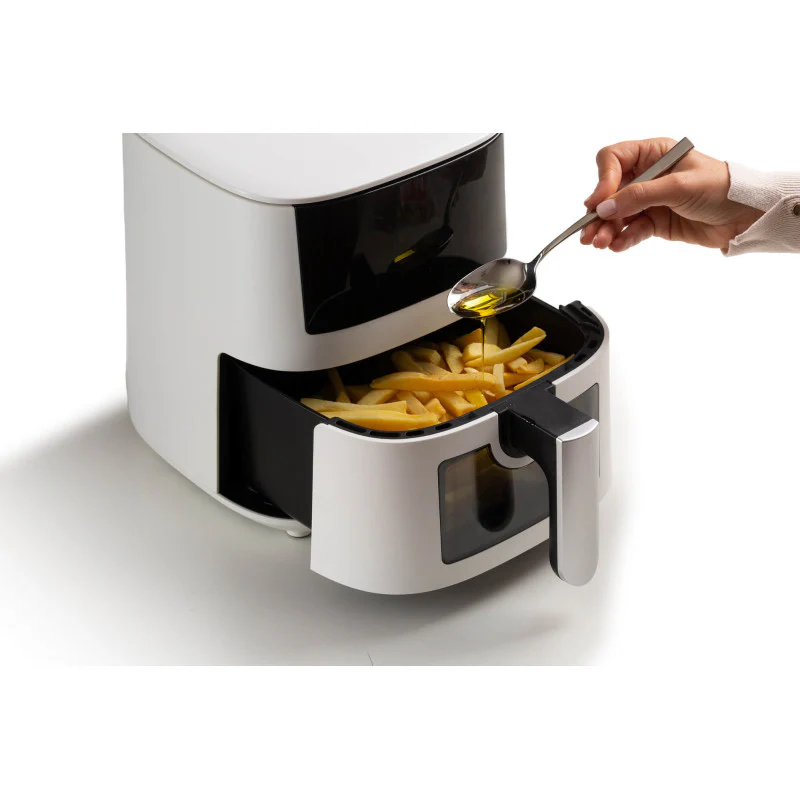 Friggitrice ad aria 4L 1400W - 9 programmi - Funzione Shake e Grill - Bianco