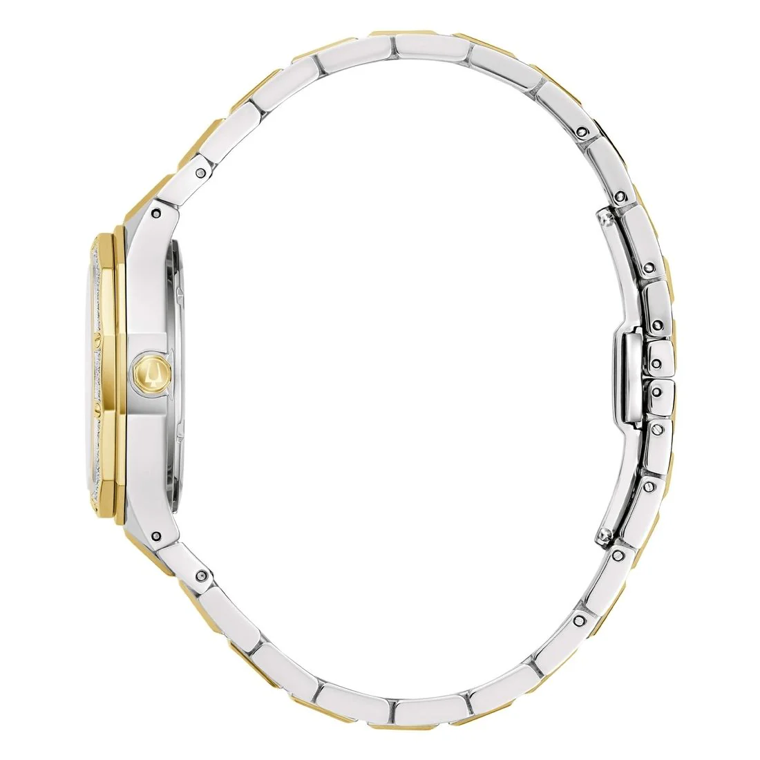 Orologio Bulova 98R299 Octagon bicolore oro lady madreperla e brillanti