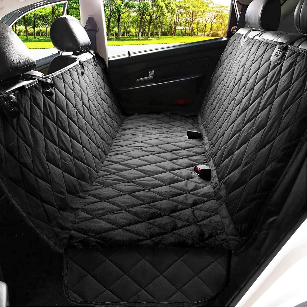Waterproof Car Seat Cover Hammock for Pets | Universal Fit | Machine Washable