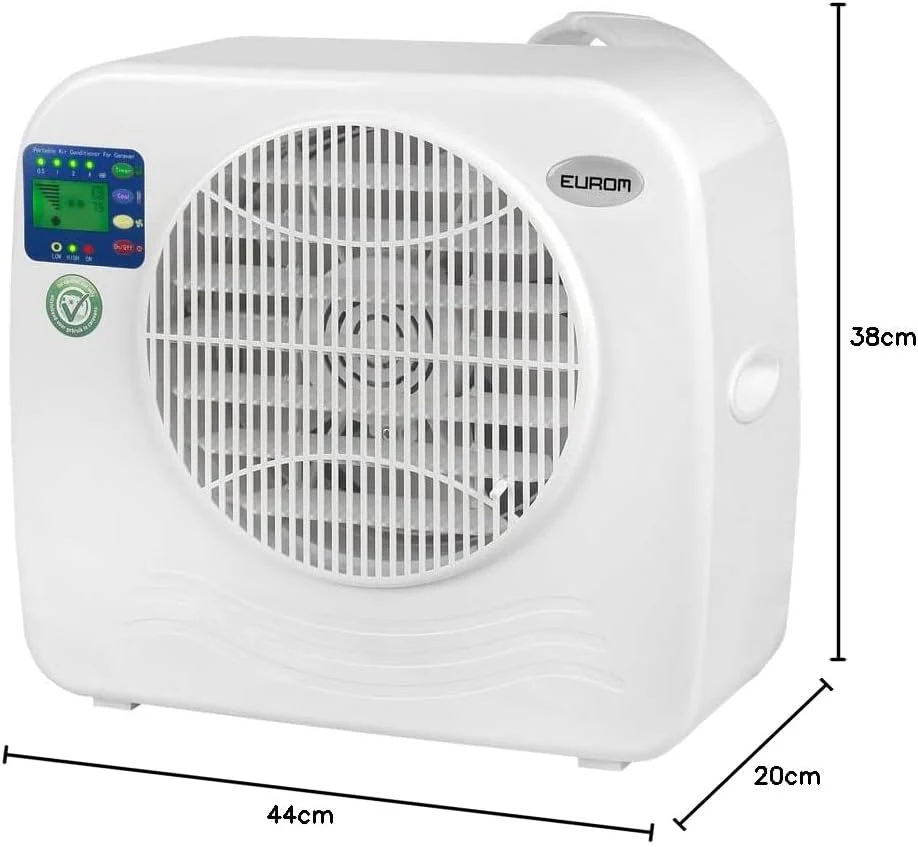 EUROM Split-airconditioning AC2401 voor caravan, camper, camping, boot, bus, camper, caravan, stacaravan | Mobiele airconditioning met 2400 BTU | Verbeterd model ten opzichte van de legendarische AC2400-airconditioning