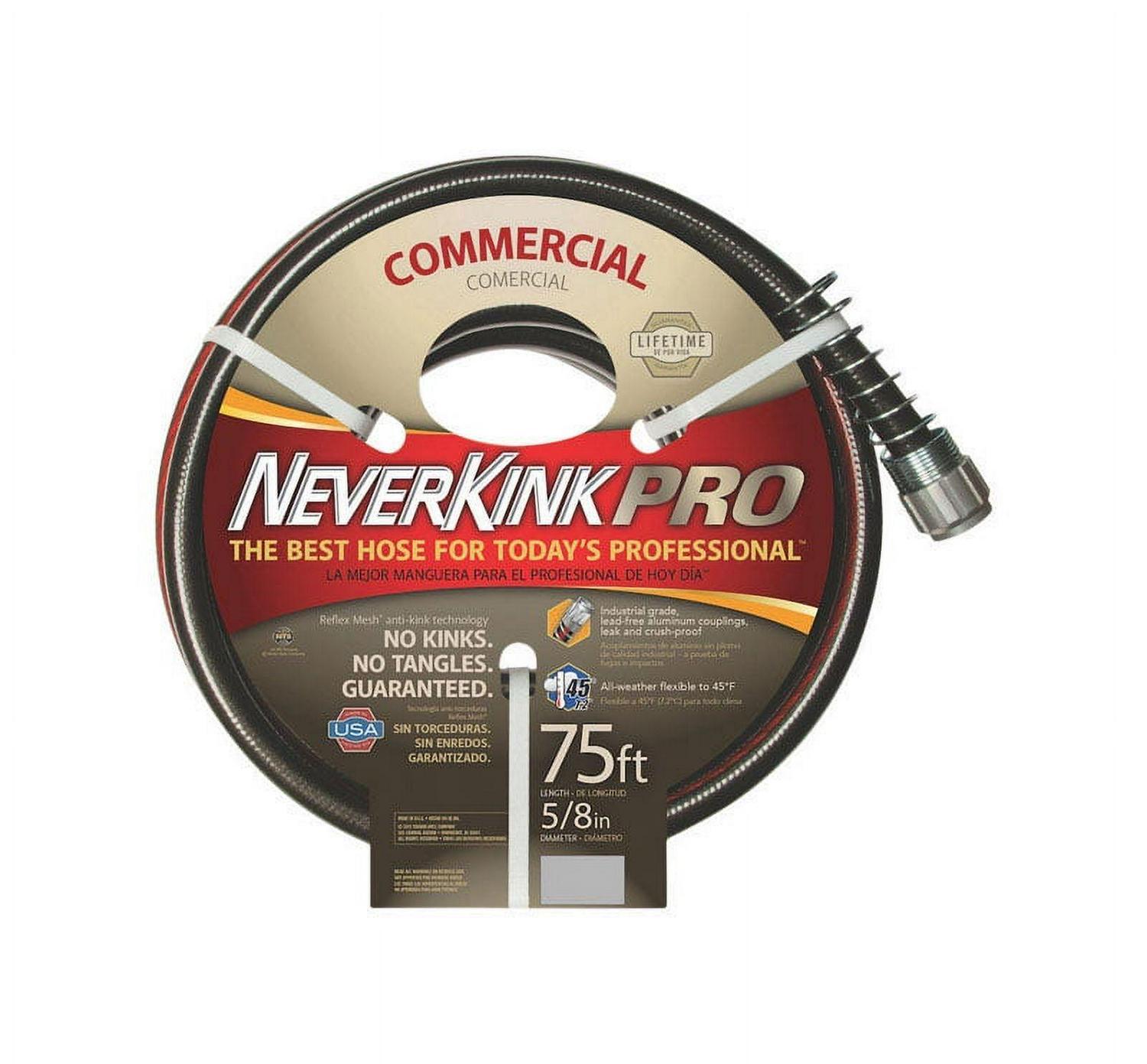 Teknor Apex NeverKink Pro 8844 5/8&prime;&prime; x 75&prime; Water Hose, Mold Resistant, All Weather Use