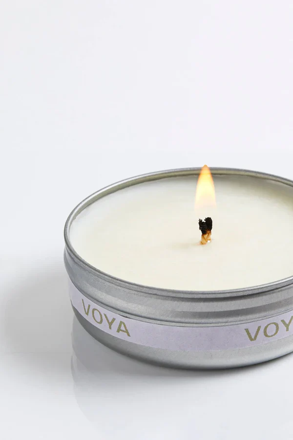 VOYA Lavender, Rose & Camomile Mini Scented Candle