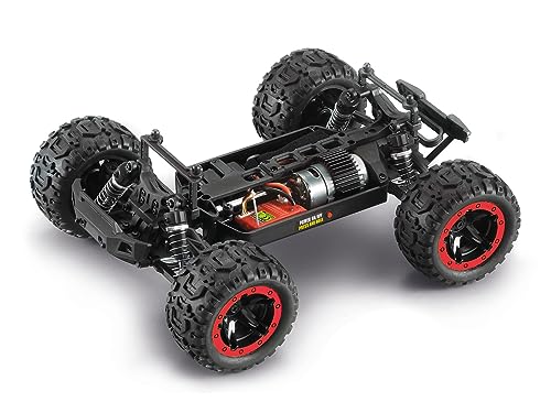 Monster Truck telecomandato 4WD Blackzon Slyder Rosso 1/16 RTR   Bambini 7 11 Anni : Giochi e giocattoli