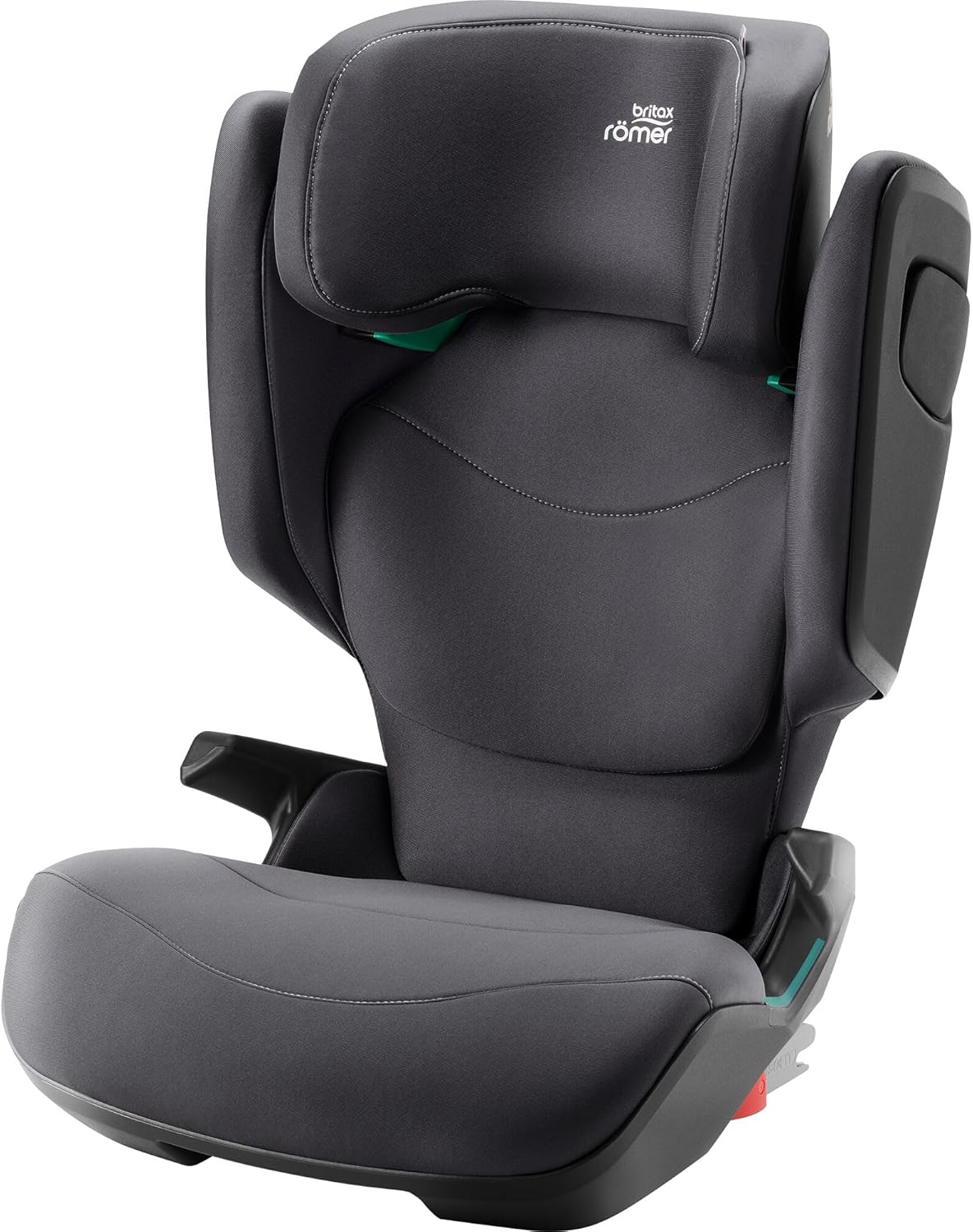 Seggiolino auto BRITAX RÖMER KIDFIX PRO M, per bambini da 100-150 cm (i-Size) con e senza ISOFIX, 3,5-12 anni, Midnight Grey - Classic