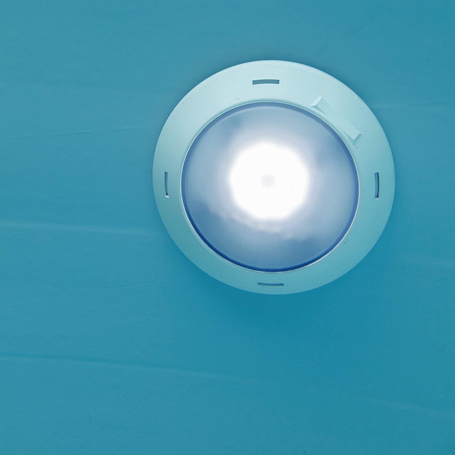 Gre PLWPB - LED-Scheinwerfer für aufgestellte Echtholz- und Composite-Pools, Farbe weiß