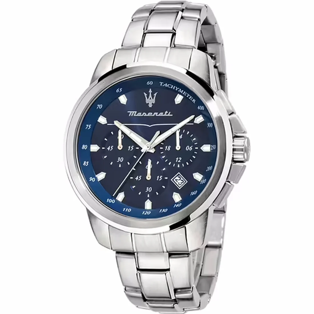 Orologio Maserati Successo crono in acciaio quadrante blu R8873621002
